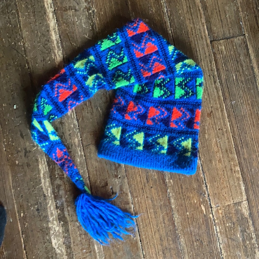 Vintage Stocking Hat Beanie Winter Hat